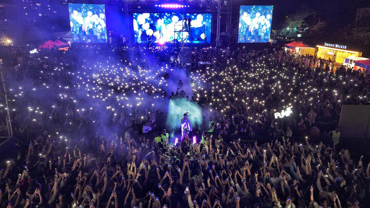 Prateek Kuhad at the concert